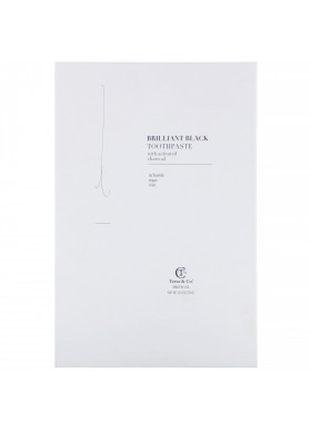 Terra & Co., Brilliant Black Toothpaste & Toothbrush Set, 1 Kit
