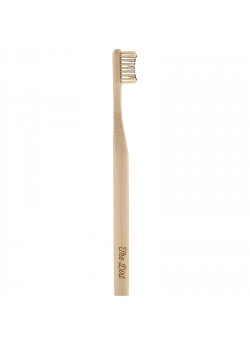 The Dirt, Bamboo Toothbrush with Charcoal Bristles, 1 Adult Toothbrush