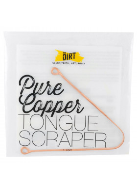 The Dirt, Pure Copper, Tongue Scraper, 1 Piece