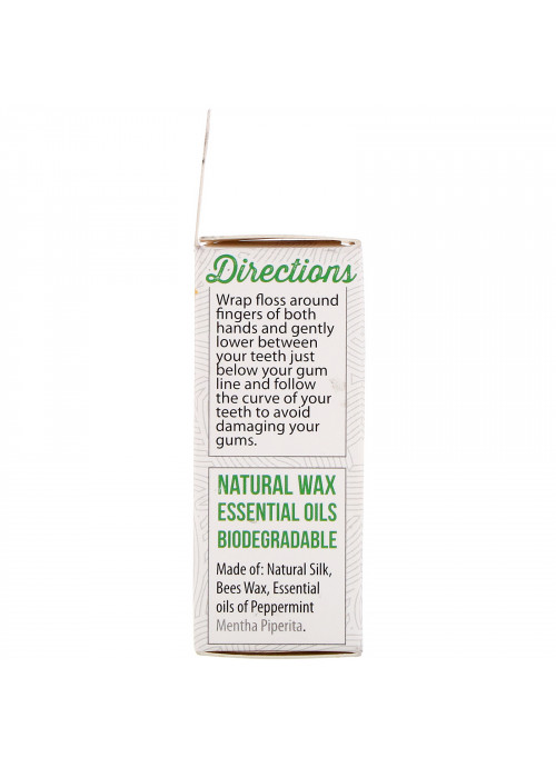 The Dirt, Silk Floss, Mint Essential Oil, 1 unit, 33 yrds