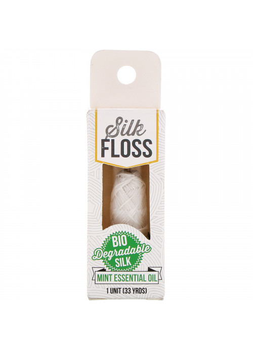 The Dirt, Silk Floss, Mint Essential Oil, 1 unit, 33 yrds