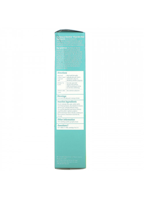 The Natural Dentist, Fluoride-Free Toothpaste, Peppermint Sage, 5.0 oz (141 g)