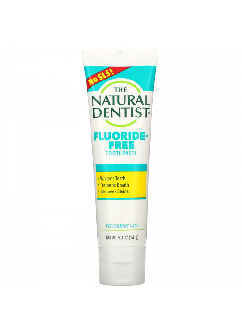 The Natural Dentist, Fluoride-Free Toothpaste, Peppermint Sage, 5.0 oz (141 g)