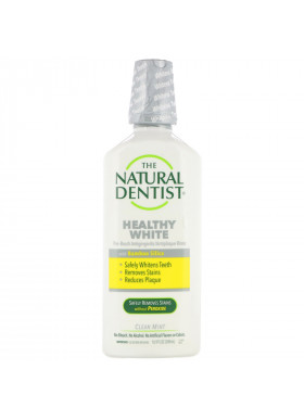 The Natural Dentist, Healthy White, Pre-Brush Antigingivitis/Antiplaque Rinse, Clean Mint, 16.9 fl oz (500 ml)