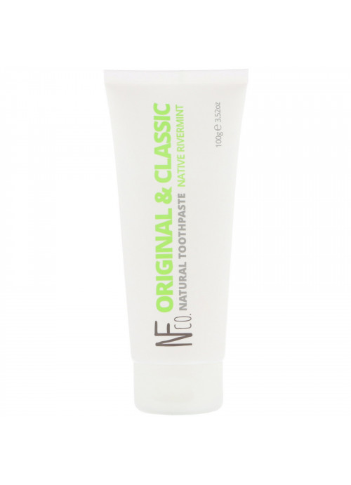 The Natural Family Co., Original & Classic Natural Toothpaste, Native Rivermint, 3.52 oz (100 g)