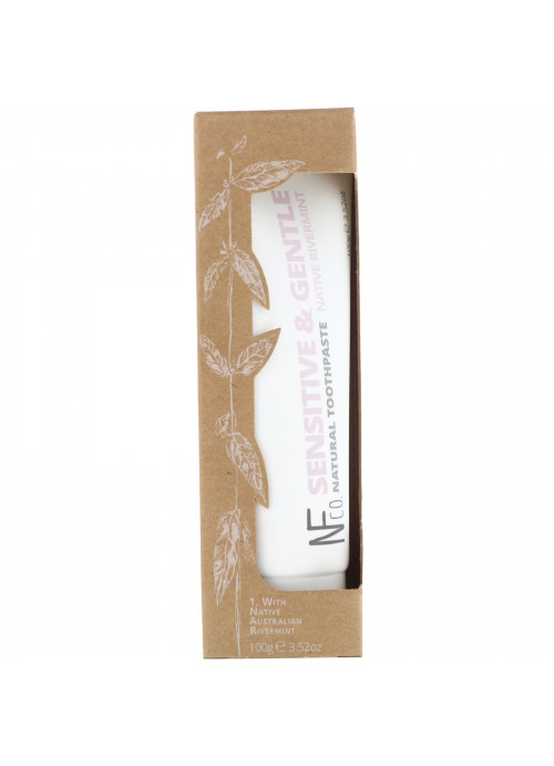 The Natural Family Co., Sensitive & Gentle Natural Toothpaste, Native Rivermint, 3.52 oz (100 g)