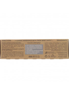 The Natural Family Co., Whitening & Glow Natural Toothpaste, Native Rivermint, 3.52 oz (100 g)