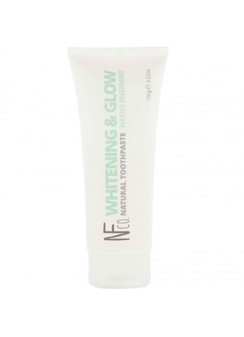 The Natural Family Co., Whitening & Glow Natural Toothpaste, Native Rivermint, 3.52 oz (100 g)