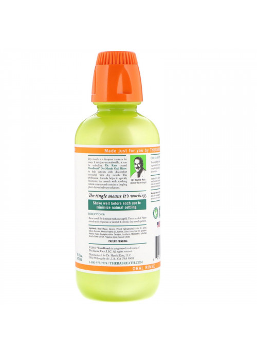TheraBreath, Dry Mouth Oral Rinse, Tingling Mint, 16 fl oz (473 ml)