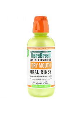 TheraBreath, Dry Mouth Oral Rinse, Tingling Mint, 16 fl oz (473 ml)