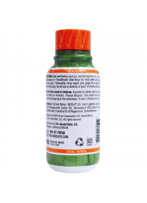 TheraBreath, Fresh Breath Oral Rinse, Mild Mint Flavor , 3 fl oz (88.7 ml)