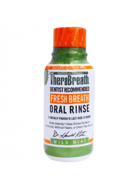 TheraBreath, Fresh Breath Oral Rinse, Mild Mint Flavor , 3 fl oz (88.7 ml)