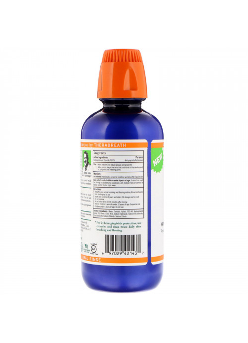 TheraBreath, Healthy Gums Oral Rinse, Clean Mint Flavor, 16 fl oz (473 ml)