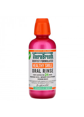 TheraBreath, Healthy Smile, Oral Rinse, Sparkle Mint, 16 fl oz (473 ml)