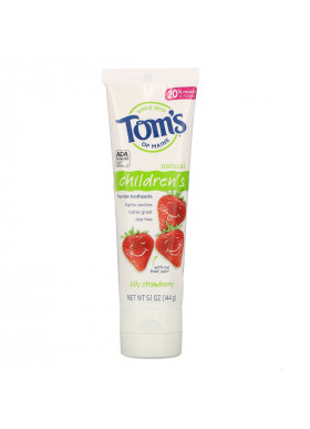 Tom's of Maine, Children's, Fluoride Toothpaste, Silly Strawberry,  5.1 oz (144 g)