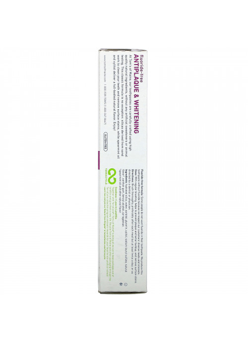 Tom's of Maine, Natural Fluoride-Free Antiplaque & Whitening Toothpaste, Spearmint Gel, 4.7 oz (133 g)