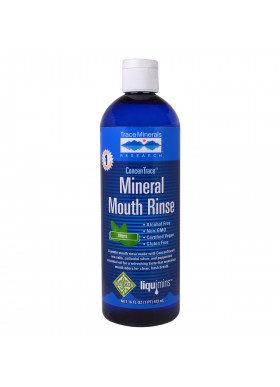 Trace Minerals Research, ConcenTrace Mineral Mouth Rinse, Mint, 16 fl oz (473 ml)