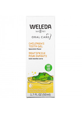 Weleda, Children's Tooth Gel, Spearmint Flavor, 1.7 fl oz (50 ml)