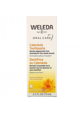 Weleda, Oral Care, Calendula Toothpaste, Fennel, 2.5 fl oz (75 ml)