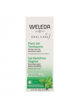 Weleda, Oral Care, Plant Gel Toothpaste, Spearmint, 2.5 fl oz (75 ml)