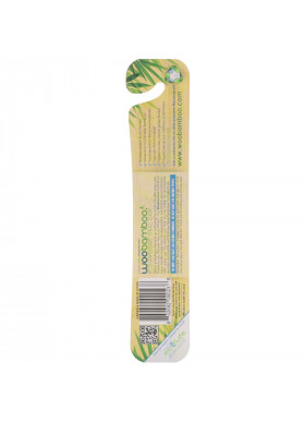 Woobamboo, Medium Adult Toothbrush, 1 Toothbrush