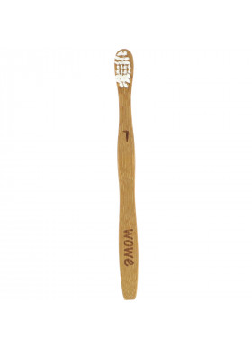 Wowe, Natural Bamboo Toothbrush, Kids, Soft Bristles, 4 Pack