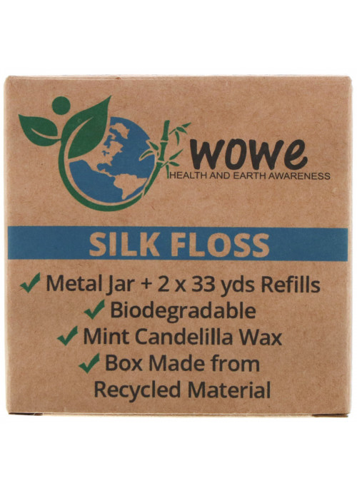 Wowe, Silk Floss, Metal Jar + 2 Refills