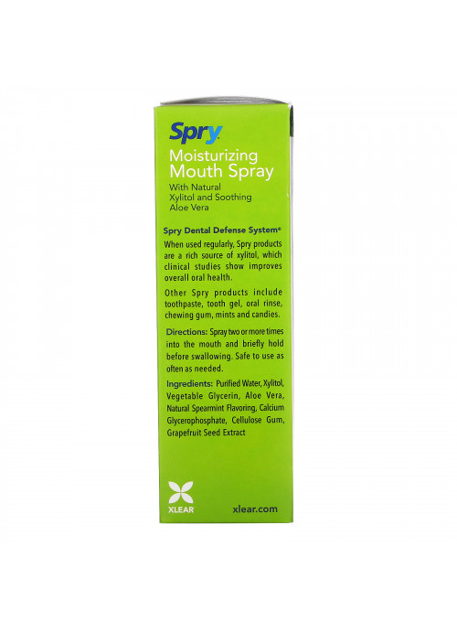 Xlear, Spry, Moisturizing Mouth Spray, 2 Pack, 4.5 fl oz (134 ml)