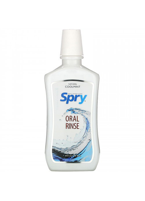 Xlear, Spry, Oral Rinse, Natural Coolmint, 16 fl oz (473 ml)