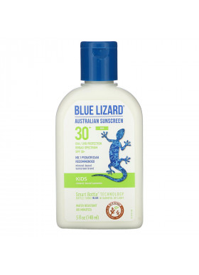 Blue Lizard Australian Sunscreen, Kids, Mineral-Based Sunscreen, SPF 30+, 5 fl oz (148 ml)
