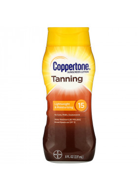 Coppertone, Tanning, Lightweight And Moisturizing, SPF 15, 8 fl oz (237 ml)