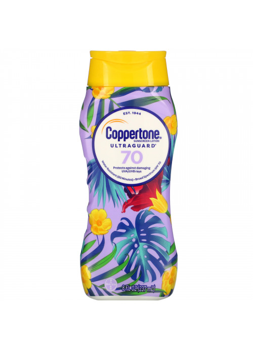 Coppertone, UltraGuard, Sunscreen Lotion, SPF 70, 8 fl oz (237 ml)