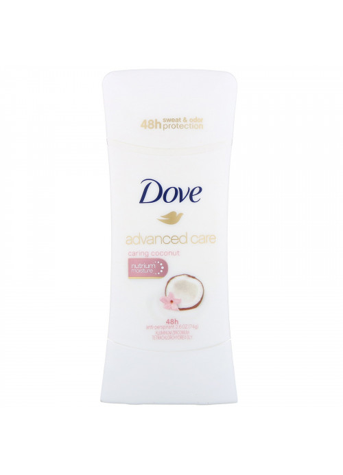Dove, Advanced Care, Anti-Perspirant Deodorant, Caring Coconut, 2.6 oz (74 g)