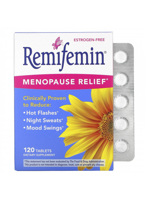 Enzymatic Therapy, Remifemin, Menopause Relief, 120 Tablets