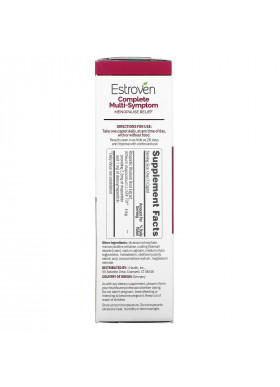 Estroven, Complete Multi-Symptom Menopause Relief, 60 Caplets