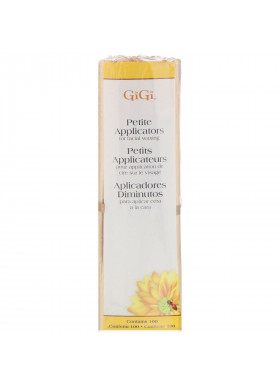 Gigi Spa, Petite Applicators for Facial Waxing, 100 Petite Applicators