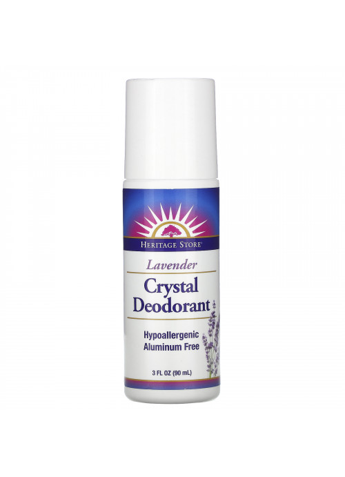 Heritage Store, Crystal Deodorant, Lavender, 3 fl oz (90 ml)