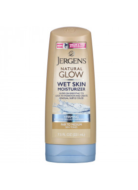 Jergens, Natural Glow, Wet Skin Moisturizer, Firming, Fair to Medium, 7.5 fl oz (221 ml)
