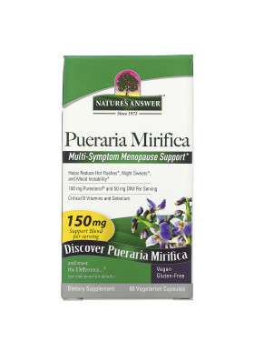 Nature's Answer, Pueraria Mirifica, 150 mg, 60 Vegetarian Capsules