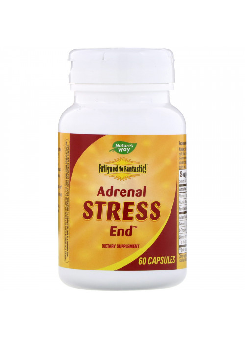 Nature's Way, Fatigued to Fantastic!, Adrenal Stress End, 60 Capsules