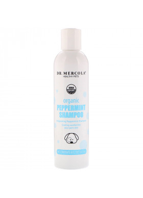 Dr. Mercola, Healthy Pets, Organic Peppermint Shampoo, for Dogs, 8 fl oz (237 ml)