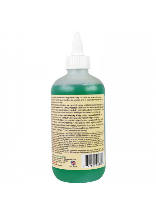 NaturVet, Ear Wash Plus Tea Tree Oil, Baby Powder Scent, 8 fl oz (236 ml)