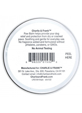 Charlie & Frank, Dog Paw Balm, 2 oz (56.6 g)