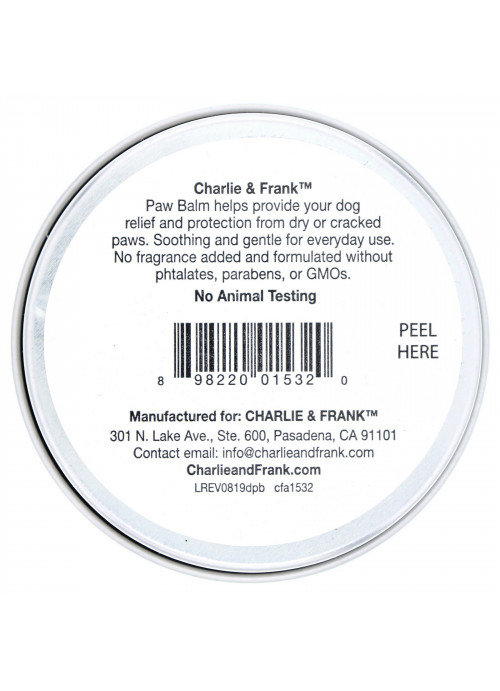 Charlie & Frank, Dog Paw Balm, 2 oz (56.6 g)