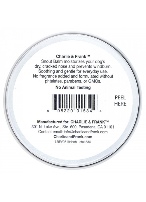 Charlie & Frank, Dog Snout Balm, 2 oz (56.6 g)