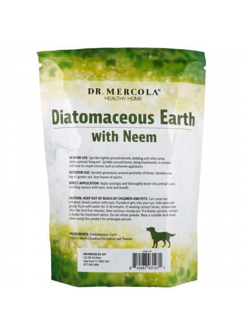 Dr. Mercola, Diatomaceous Earth with Neem, 1 lb (453.5 g)