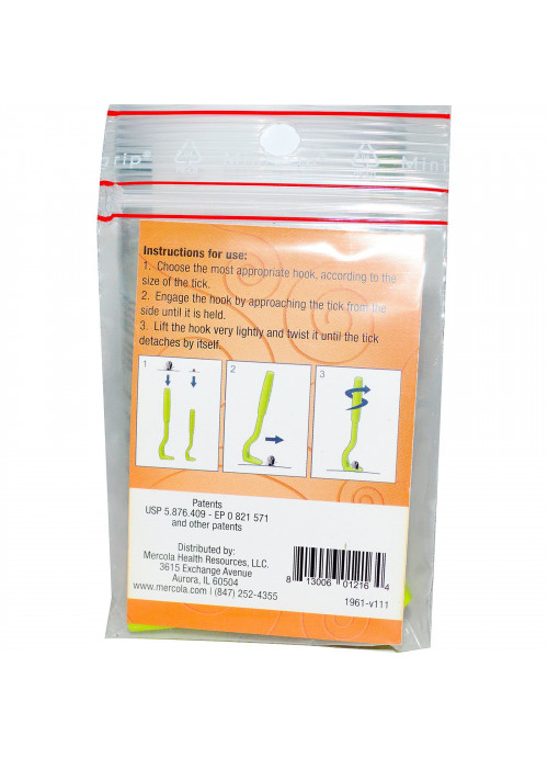 Dr. Mercola, Tick Stick, Tick Removal Tool, 2 Sticks