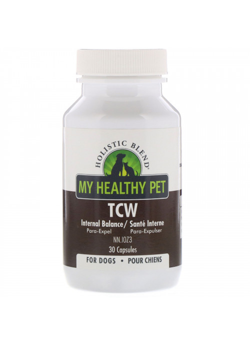 Holistic Blend, My Healthy Pet,  TCW, Internal Balance, For Dogs, 30 Capsules