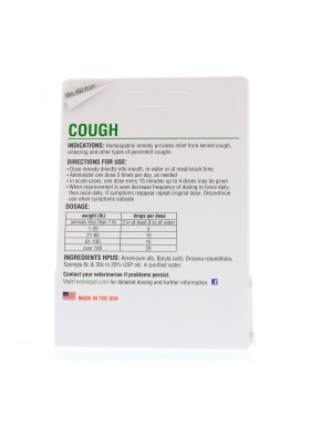 HomeoPet, Cough, 15 ml