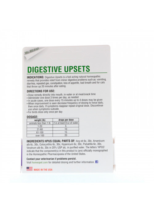 HomeoPet, Digestive Upsets, 15 ml